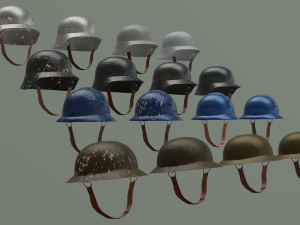 helmets 3D Model