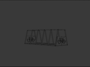 bicycle parking 3Dモデル