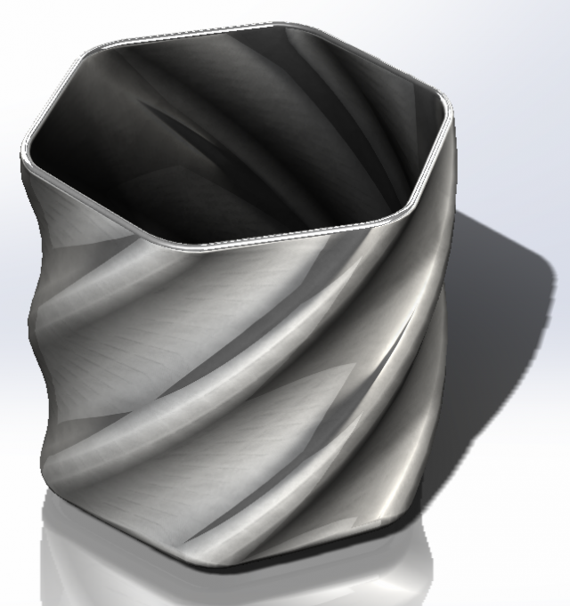 helix pot Modello di stampa 3D .c4d .max .obj .3ds .fbx .stl .blend 