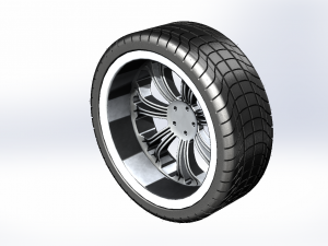 alloy wheel 1 3D Model