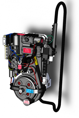 proton pack 3D Model .c4d .max .obj .3ds .fbx .stl .blend 
