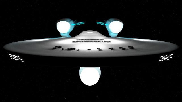 uss enterprise Model 3D .c4d .max .obj .3ds .fbx .stl .blend 