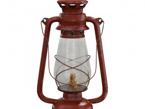 Oil Lamp 3D Model