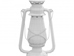 Oil Lamp 3D Model