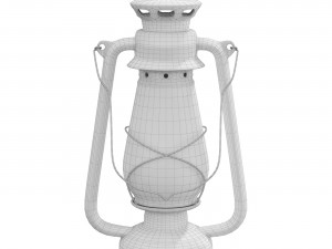 Oil Lamp 3D Model