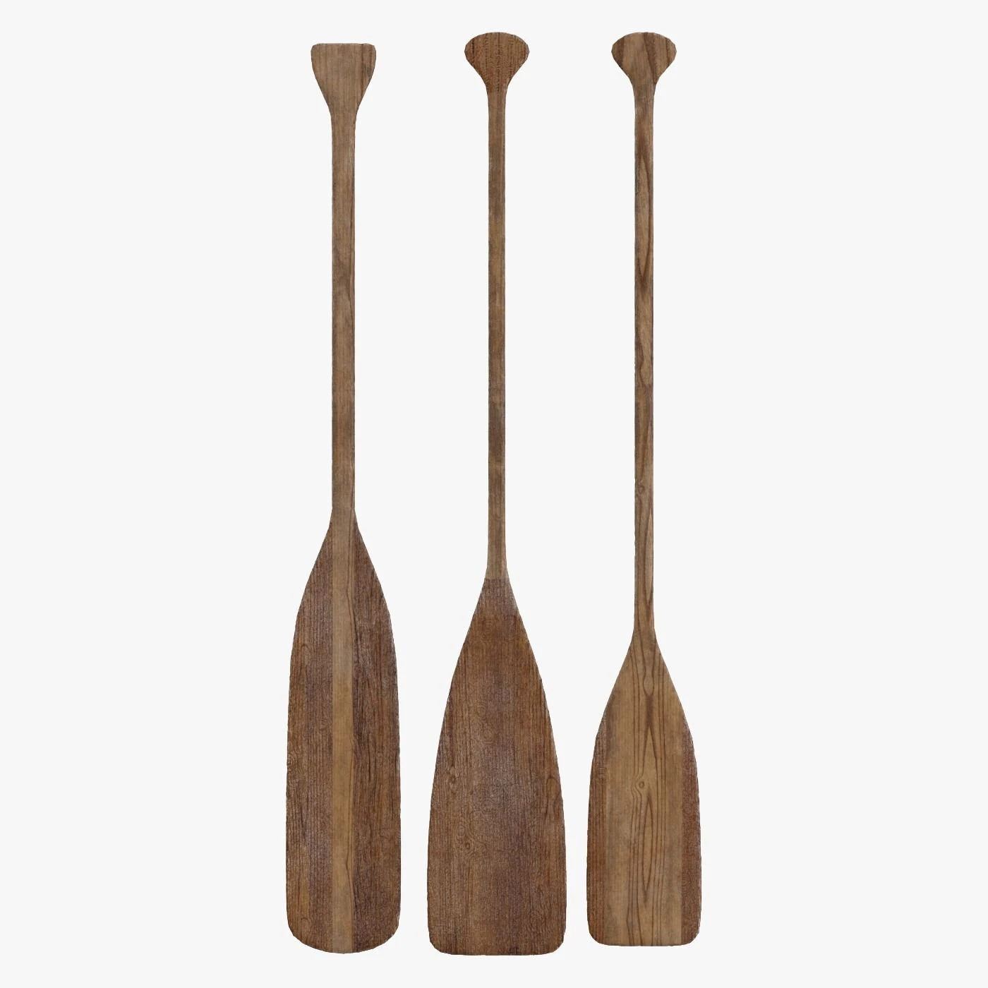 Old Paddles 3D Model .c4d .max .obj .3ds .fbx .stl .blend 