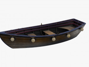 Old Row Boat 3D Models