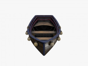 Old Row Boat 3D Модель