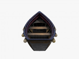 Old Row Boat 3D Модель