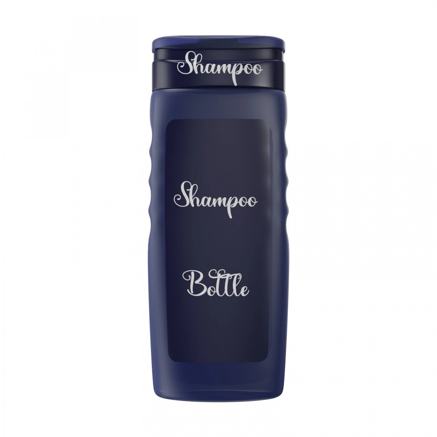 Sampoo Bottle Low-poly Mockup 3D Model .c4d .max .obj .3ds .fbx .stl .blend