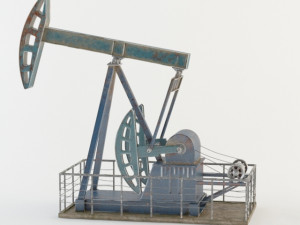Oil Pump Jack 3D Model