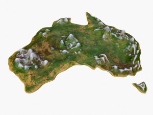 Australia 3D Model