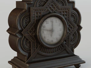 老东方时钟 3D 模型