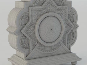 Old Eastern Clock 3D Model