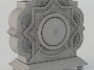 Old Eastern Clock 3D Model