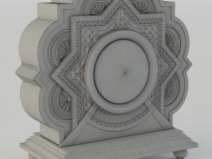 Old Eastern Clock 3D Model