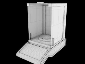 Laboratory Balances 3D Model