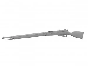 Fusil Mosin Modelo 3D