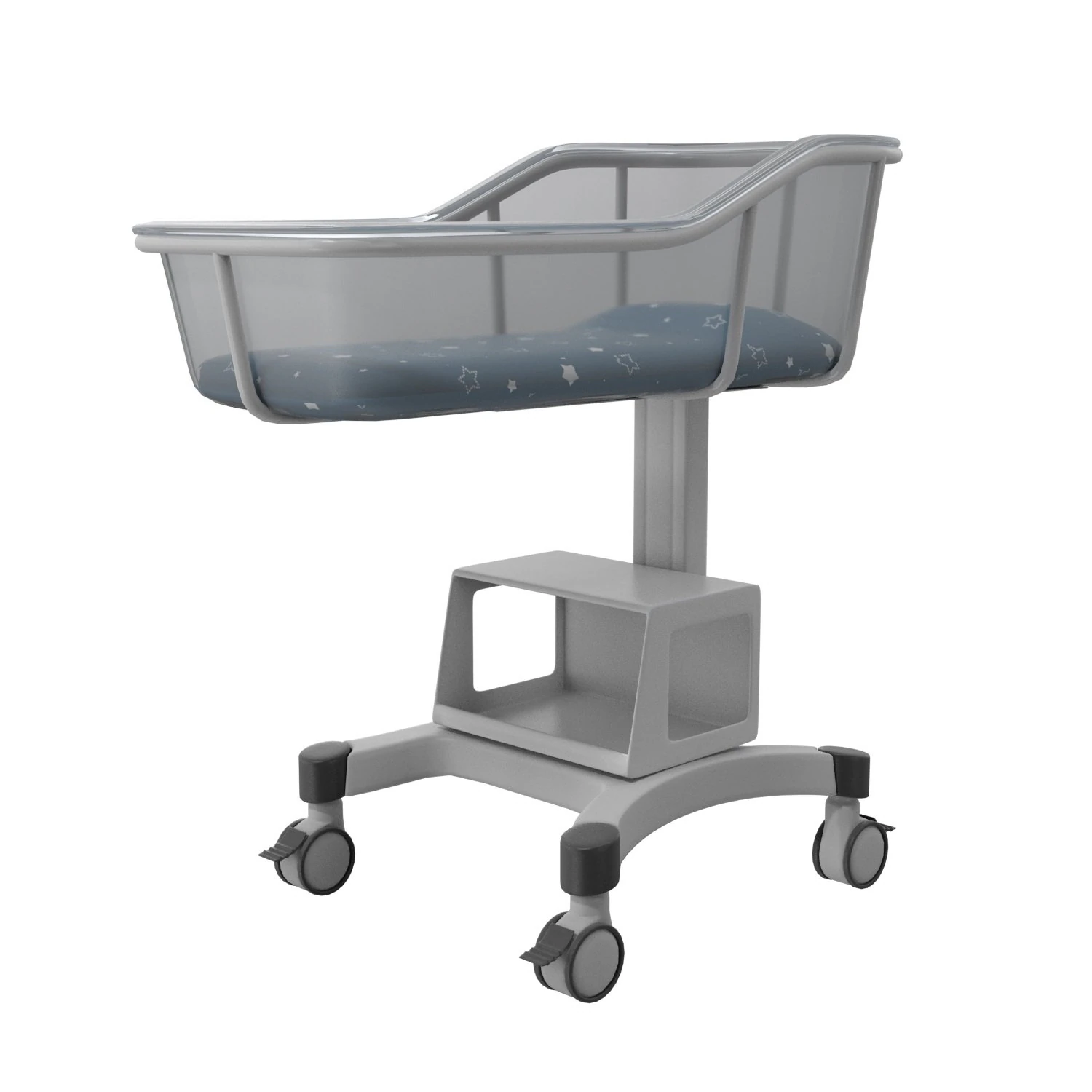 Infant bed 3D Model .c4d .max .obj .3ds .fbx .stl .blend