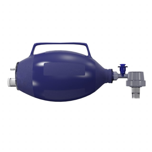 Resuscitator 1500 ml 3D Model .c4d .max .obj .3ds .fbx .stl .blend 