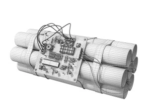 Dynamite 3D Model