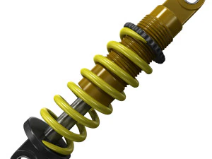 Amortecedor Modelo 3D