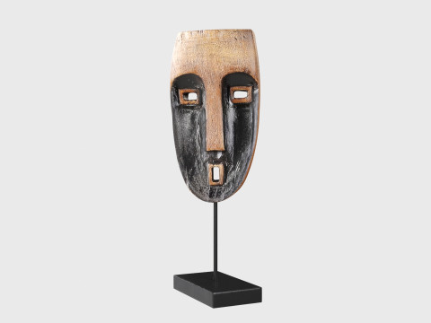 Big African Design Mask 3D Model