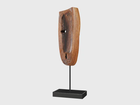 Big African Design Mask 3D Model