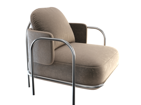 Gaston Armchair 3D Model