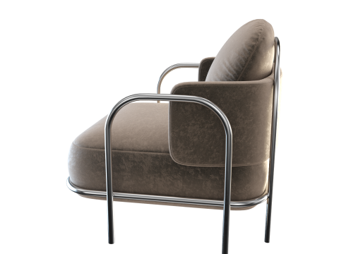 Gaston Armchair 3D Model