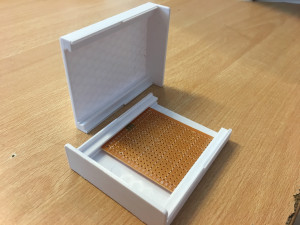 diy electronics enclosure 65x80mm for circuit board Modelo de Impressão 3D