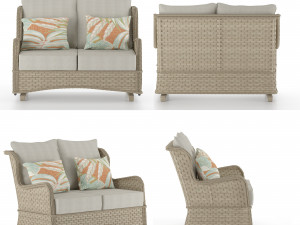 Loveseat glider 3D 模型