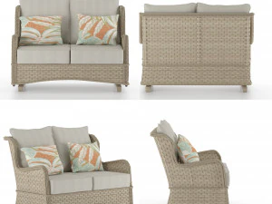 लवसीट ग्लाइडर 3D मॉडल