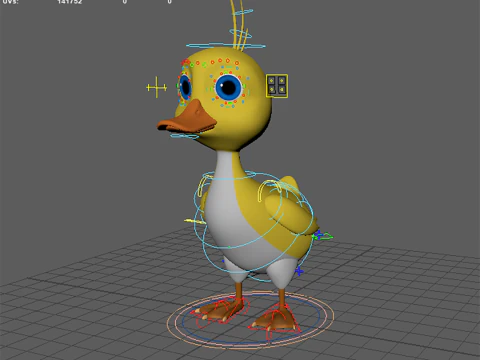 बत्तख 3D मॉडल