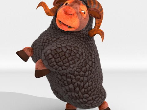 Sheep ram 3D Model