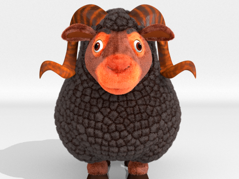 Sheep ram 3D Model