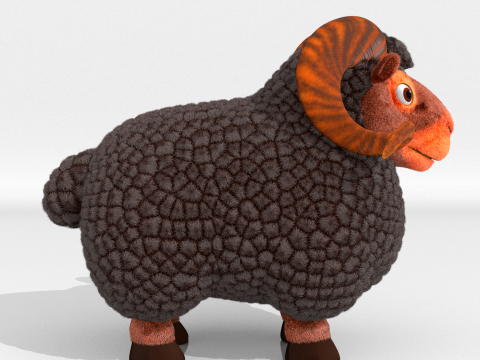 Sheep ram 3D Model
