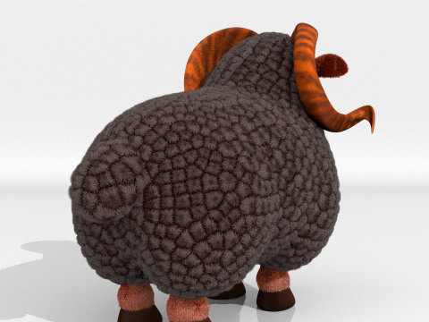 Sheep ram 3D Model
