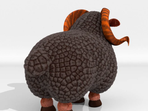 Sheep ram 3D Model