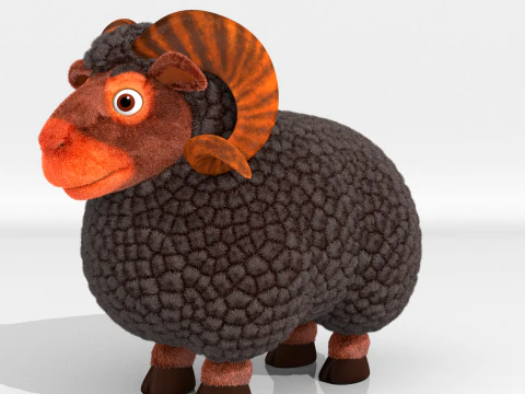 Sheep ram 3D Model