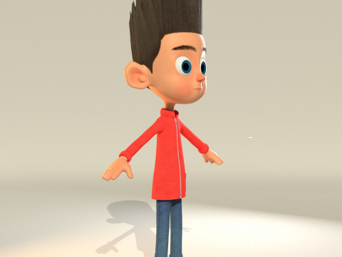 Lucas 3D Stylized Boy Character for Animation Games 3D Modell