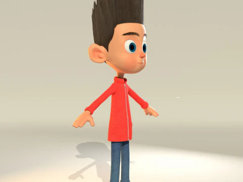 Stylized Boy Character 3D Model