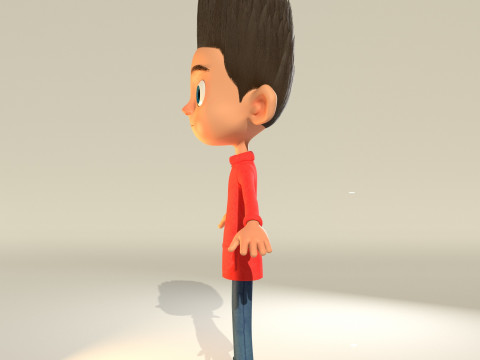 Lucas 3D Stylized Boy Character for Animation Games 3D Modell