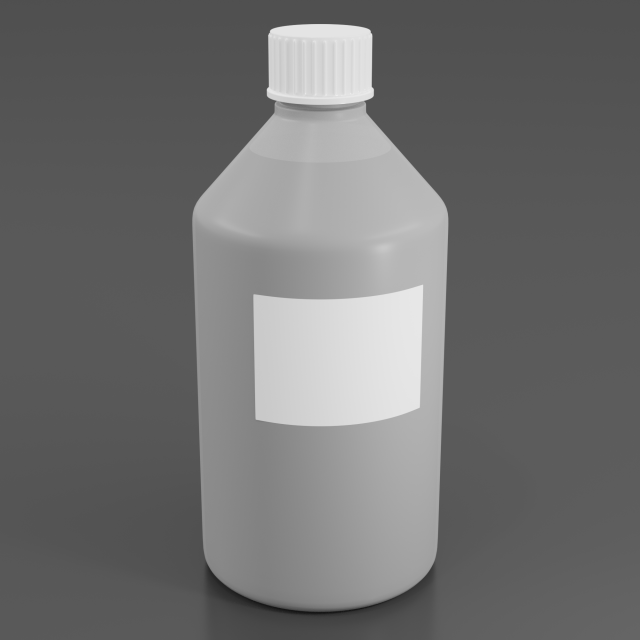 medical bottle Modelo 3D .c4d .max .obj .3ds .fbx .stl .blend 