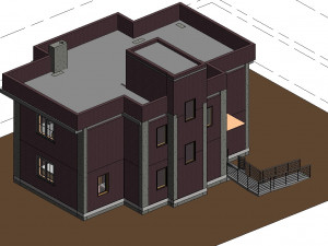 3 storey house 3D Модель