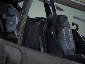 ah-64d apache longbow low poly 3D 모델