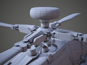 ah-64d apache longbow low poly 3D 모델