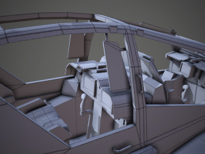 ah-64d apache longbow low poly 3D 모델