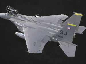 mcdonnell douglas f-15e strike eagle - low poly 3D Model