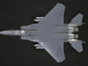 mcdonnell douglas f-15e strike eagle - low poly 3D Model